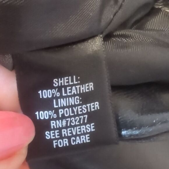 Genuine Black Lambs Leather Pants Size 4 - Picture 8 of 9